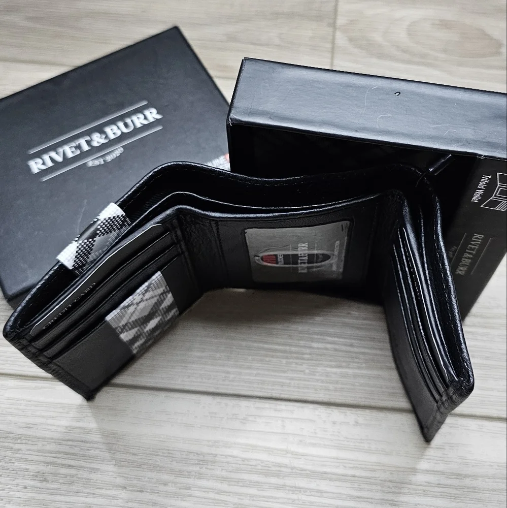 RIVET & BURR RFID Blocker Mens Wallet